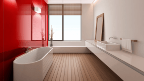 Award-Winning Rouge in Stunning Bathroom
