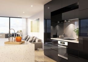 Kitchen in Carbon Gloss - StyleLite